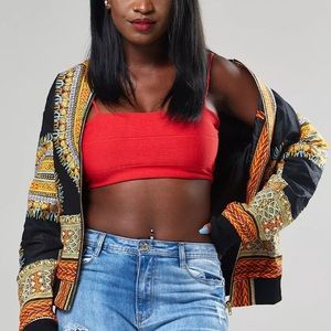 Multicolored Printed Jacket